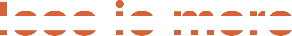 less is more, Patrick Graf designer UX